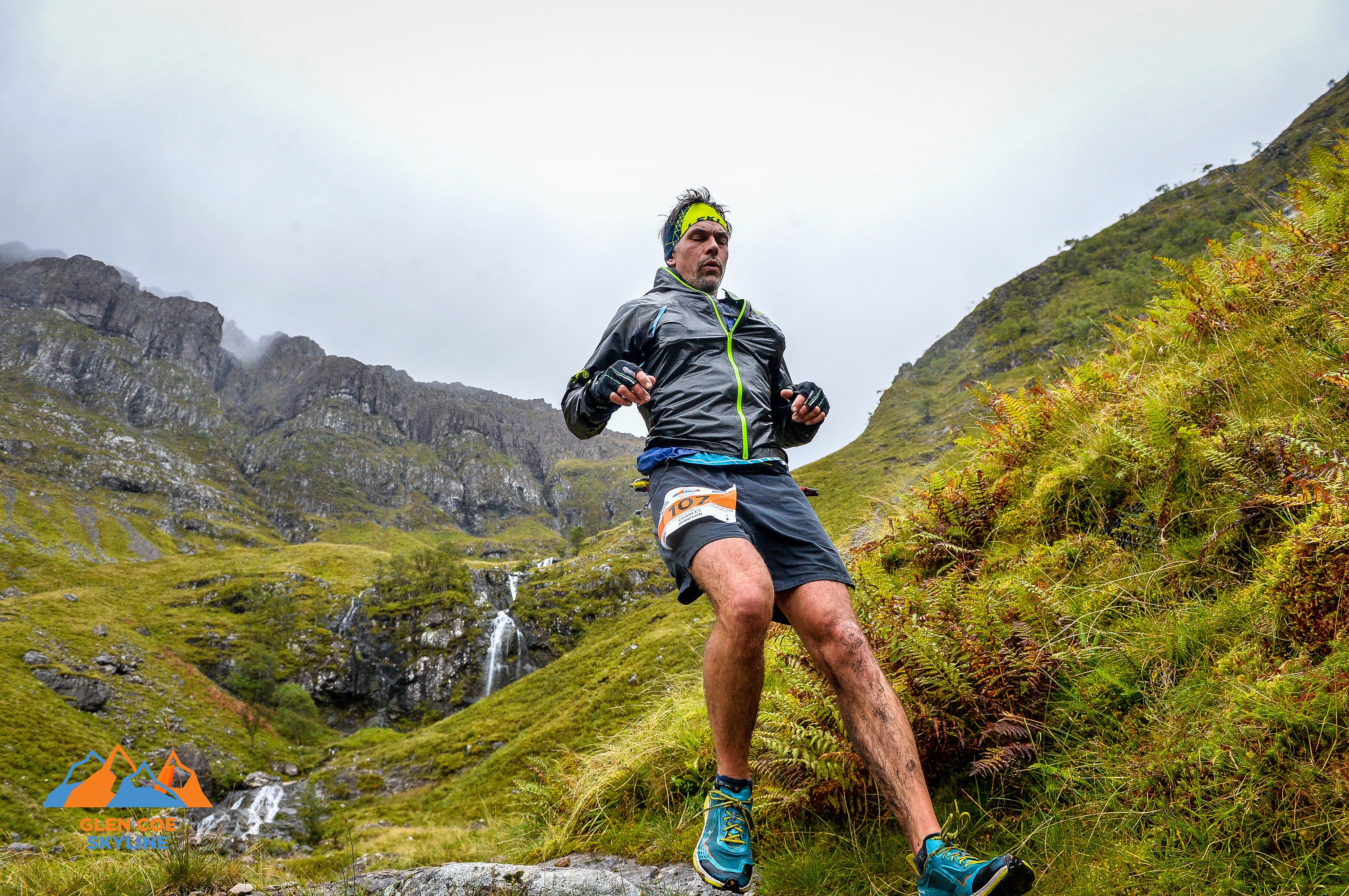 Charlie racing at the awesome Glencoe Skyline 2023